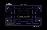 Pac-Man for Commodore 64 - Game over.