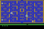 Pac-Man for Atari 2600 - Game start.