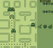 Pac-Man for Game Boy - Uh oh, I might be trapped here!