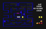 Pac-Man for PC-6000 Series - 500 points for eating the fruit!
