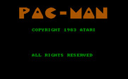 Pac-Man for IBM PC/Compatibles - Title screen (Atarisoft release).