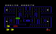 Pac-Man for Commodore VIC-20 - Running from ghosts...