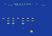 Gorf for Atari 5200 - The game repeats after you defeat all of the waves.