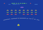 Gorf for Atari 5200 - This part of the game resembles Space Invaders...