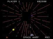 Gorf for ColecoVision - Space warp start.