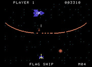 Gorf for ColecoVision - The flag ship shield is slowly destroyed...