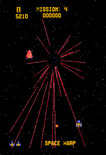 Gorf for Arcade - Fast moving aliens appear one at a time here.