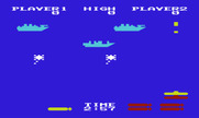 Sea Wolf for Commodore VIC-20 - Game start.