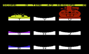 Mole Attack for Commodore VIC-20 - A successful hit in the upper right...