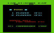 Pinball Spectacular for Commodore VIC-20 - Start a one player or two player game?