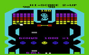 Pinball Spectacular for Commodore VIC-20 - Game start; destroying some bricks.