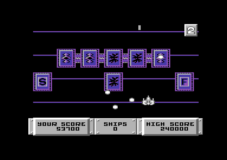 Bulldog Commodore 64 Screenshot: Dodging bullets...