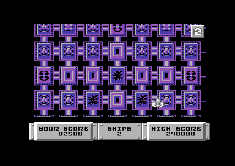 Bulldog Commodore 64 Screenshot: This area looks dangerous...