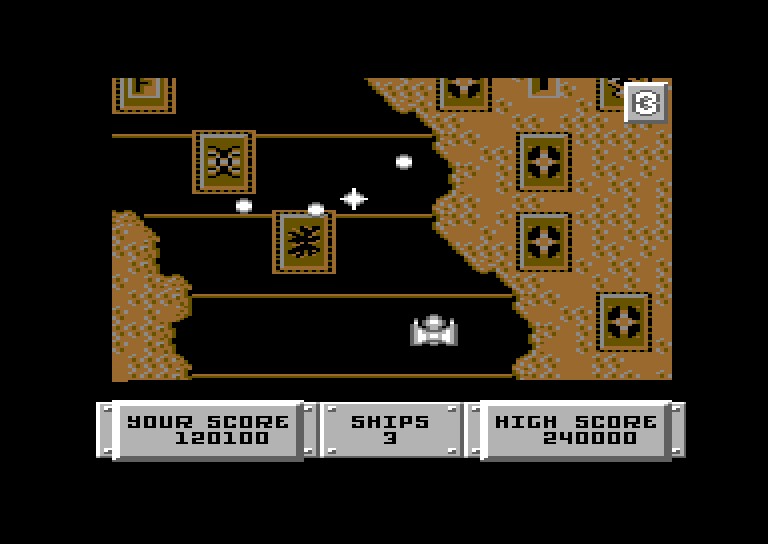 Bulldog Commodore 64 Screenshot: Some areas are more sparsely populated...
