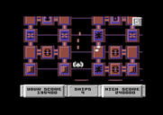 Bulldog for Commodore 64 - Navigating a narrow path.
