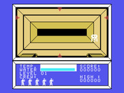 Moon Mine for TI-99/4A - Gameplay; here comes a monster!