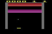 Super Breakout for Atari 2600 - Starting a game of Progressive Breakout.