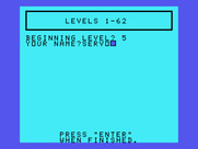 Milliken Math Sequences: Multiplication for TI-99/4A - Setting up a new game.