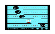 Jawbreaker II for Commodore VIC-20 - The spaces in the walls move rapidly back and forth.