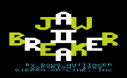 Jawbreaker II for Commodore VIC-20 - Title screen.