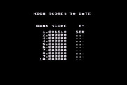 Jawbreaker II for Atari 8-bit - High score table.
