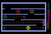 Jawbreaker II for Atari 8-bit - Eat all of the dots to proceed to the next level.