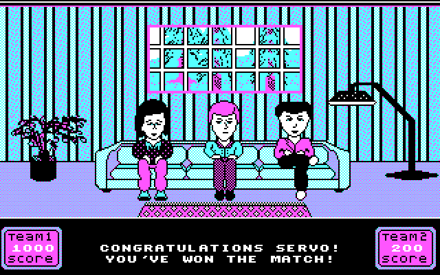 Win, Lose or Draw: Second Edition IBM PC/Compatibles Screenshot: You win this round!