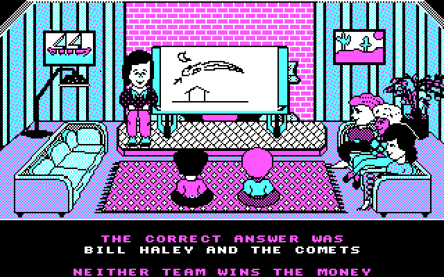 Win, Lose or Draw: Second Edition IBM PC/Compatibles Screenshot: Here's the correct response.