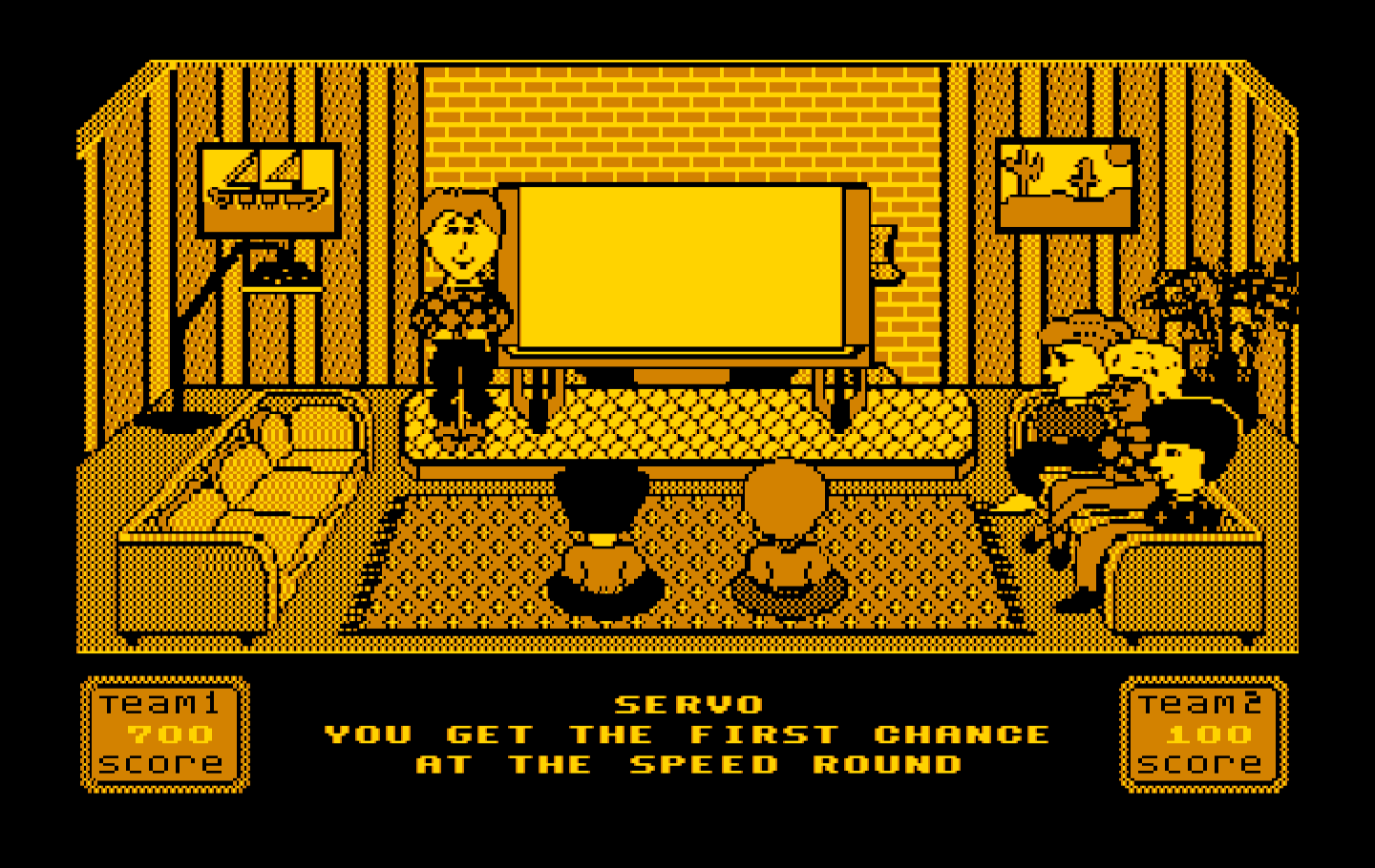 Win, Lose or Draw: Second Edition IBM PC/Compatibles Screenshot: Ready for the speed round?