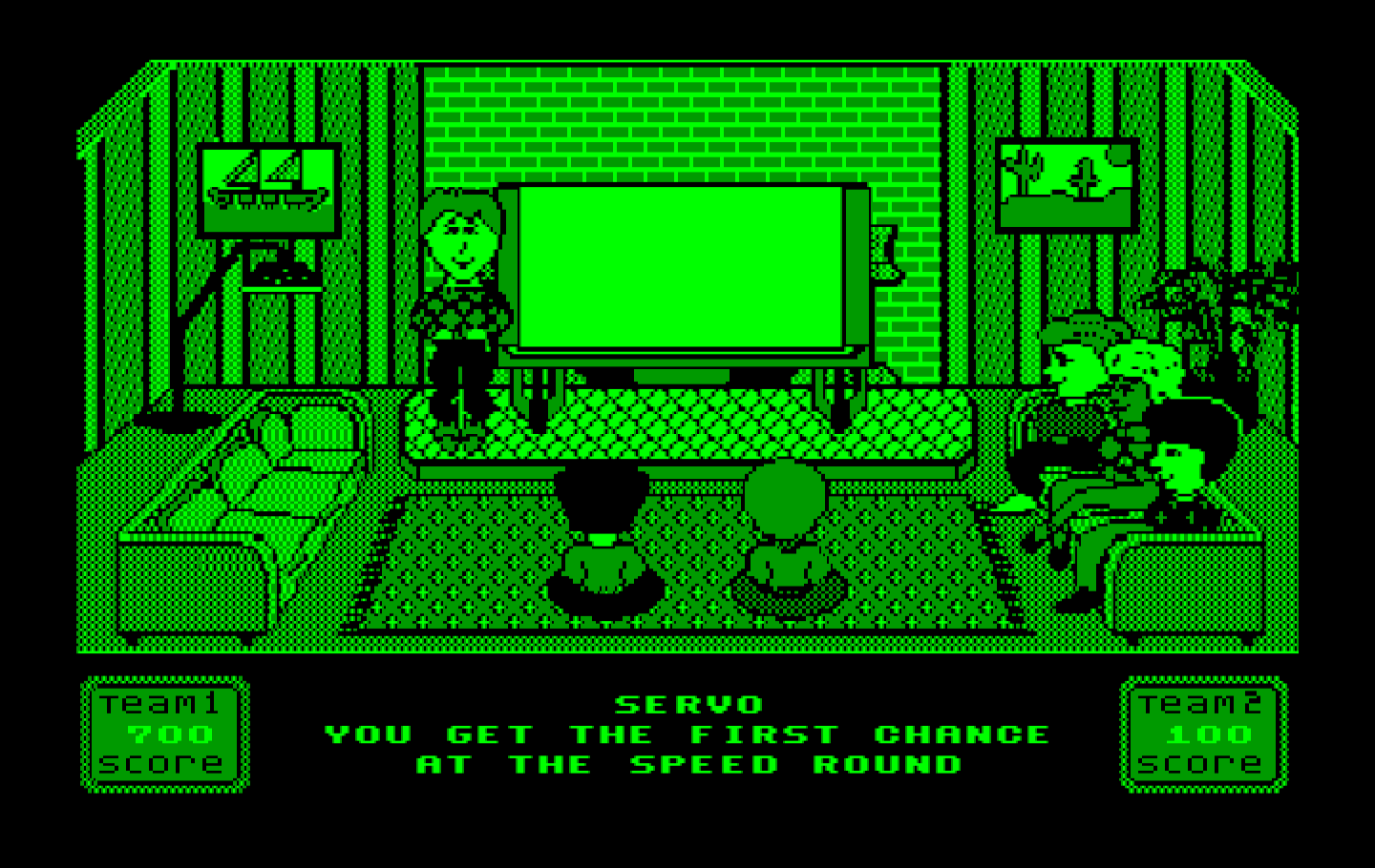 Win, Lose or Draw: Second Edition IBM PC/Compatibles Screenshot: Ready for the speed round?