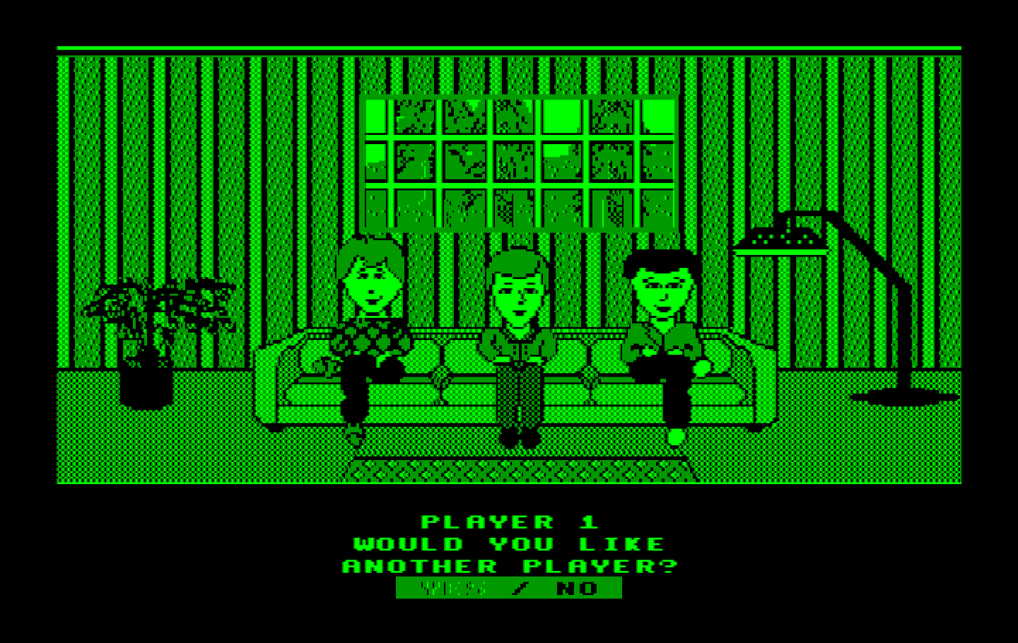 Win, Lose or Draw: Second Edition IBM PC/Compatibles Screenshot: Setting up your team.