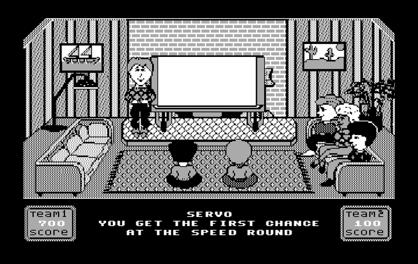 Win, Lose or Draw: Second Edition IBM PC/Compatibles Screenshot: Ready for the speed round?