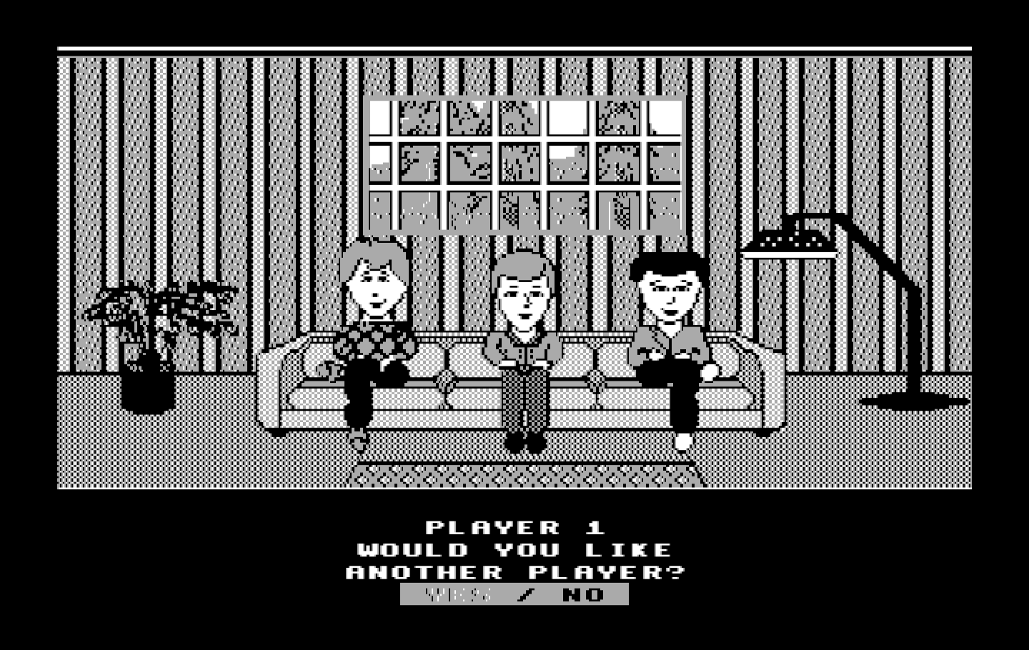 Win, Lose or Draw: Second Edition IBM PC/Compatibles Screenshot: Setting up your team.