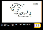 Win, Lose or Draw: Second Edition for Apple II - Typing in a response.