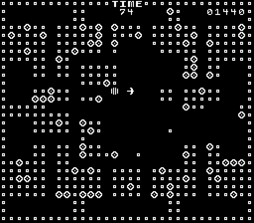Blasto Arcade Screenshot: Blast mines to clear the field quicker...