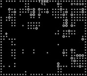 Blasto for Arcade - Screen is slowly cleared, but I'm running out of time!