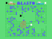 Blasto for TI-99/4A - Two player game in the minefield; blowing some stuff up!