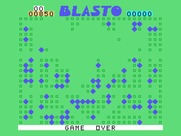 Blasto for TI-99/4A - Game over.