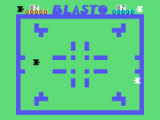 Blasto for TI-99/4A - Two player game start.