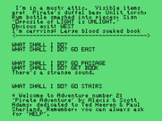 Pirate Adventure for TI-99/4A - Exploring the area.