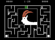 Alphabet Zoo for ColecoVision - Game start; we have a goat!