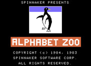Alphabet Zoo for ColecoVision - Title screen.