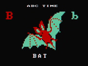 Alphabet Zoo for IBM PC/Compatibles - "B" is for bat.