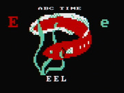 Alphabet Zoo for IBM PC/Compatibles - An eel.
