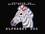 Alphabet Zoo for IBM PC/Compatibles - Title screen 2; each time you run the game a different image is randomly selected.