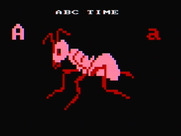 Alphabet Zoo for IBM PC/Compatibles - "A" is for ant; sometimes letters have different words associated with them which are chosen at random.