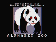Alphabet Zoo for IBM PC/Compatibles - Title screen 2.