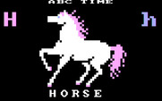 Alphabet Zoo for IBM PC/Compatibles - "H" is for horse.