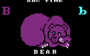 Alphabet Zoo for IBM PC/Compatibles - A bear is sleeping.