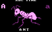 Alphabet Zoo for IBM PC/Compatibles - "A" is for ant.